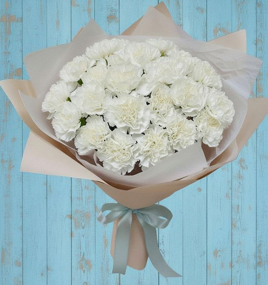 Букет цветов из: Гвоздики в Новоомском