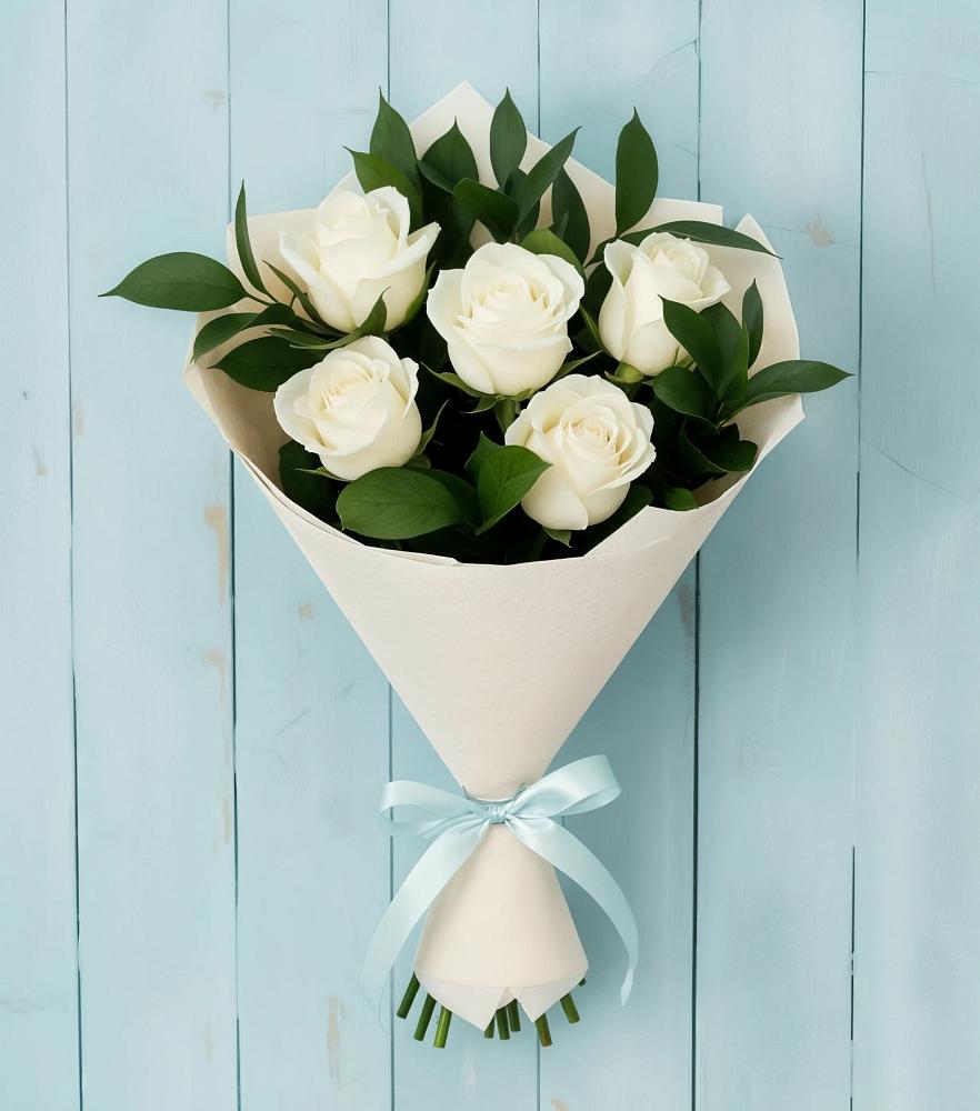 Букет цветов из: Розы в Новоомском