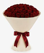 Букет 101 Бордовая роза Блэк Бакарра в Новоомском
