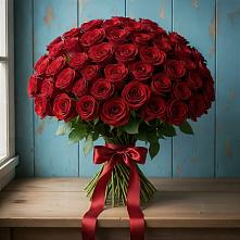 Букет Красные розы Блэк Меджик в Новоомском