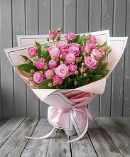 Букет Розовый кустик в Новоомском