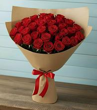 Букет Красные розы Милано в Новоомском