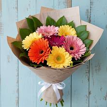 Букет цветов из:  Герберы в Новоомском