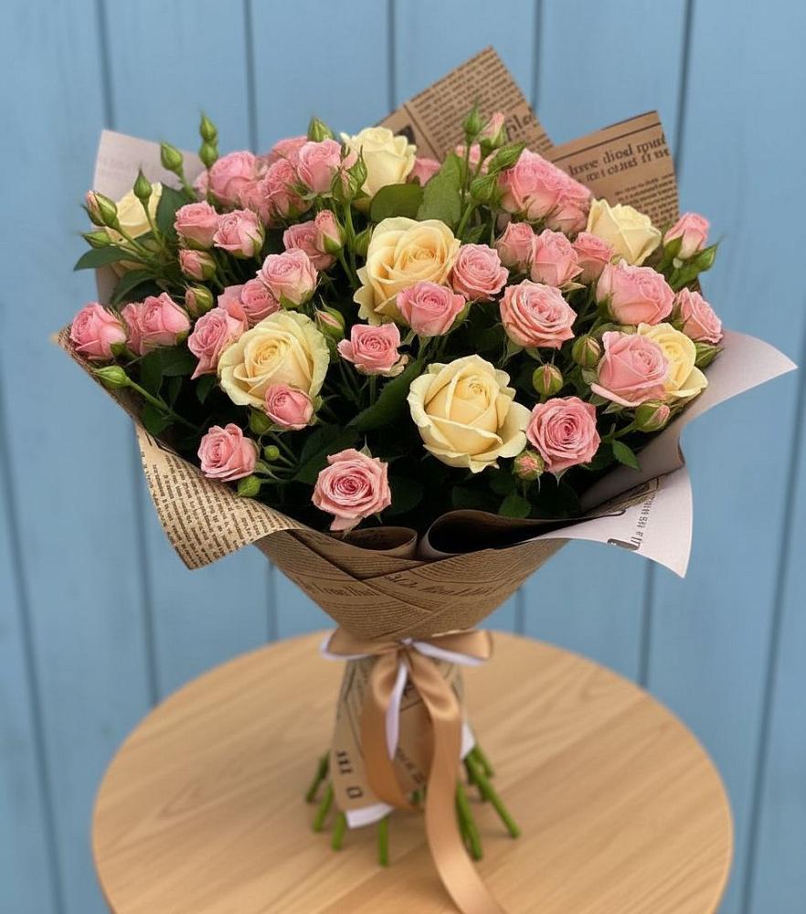 Букет цветов из: Розы в Новоомском