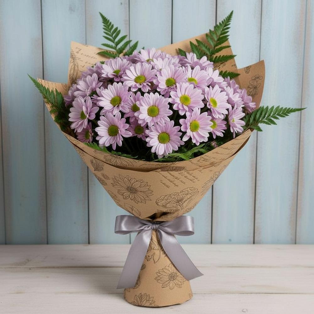 Букет цветов из: Хризантемы в Новоомском