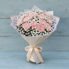 Букет цветов из:  Гвоздики в Новоомском