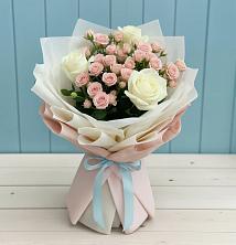 Букет цветов из:  Розы в Новоомском