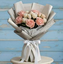 Букет цветов из:  Розы #REPLACE_PRED# Новоомском