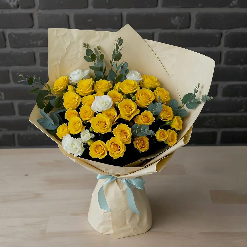 Букет цветов из: Розы в Новоомском