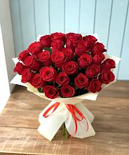 Букет 29 Красных роз в Новоомском