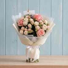 Букет цветов из:  Розы в Новоомском