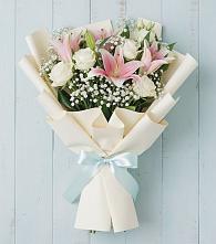 Букет цветов из:  Лилии в Новоомском